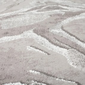Koberec v sivo-striebornej farbe 300x400 cm Marbled – Flair Rugs