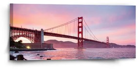 Sablio Obraz Golden Gate - 110x50 cm