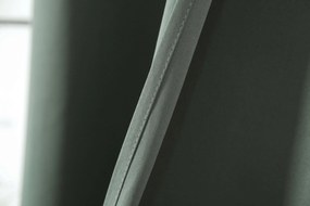 Sivozelený záves OXFORD 140x250 cm Zavesenie: Kovové krúžky