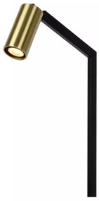 Lucide 45799/01/30 - Stojacia lampa SYBIL 1xGU10/35W/230V čierna/zlatá