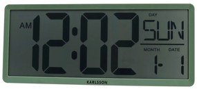 Digitálne hodiny Karlsson Table Clock Retro LCD KA6020GR, 36cm