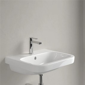 VILLEROY &amp; BOCH Architectura závesné umývadlo s otvorom (spodná strana brúsená), s prepadom, 550 x 470 mm, biela alpská, s povrchom CeramicPlus, 41885GR1