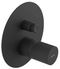 Sapho Sapho, ULTRATAP podomietková sprchová batéria, 2 výstup, čierná mat, UT042TB