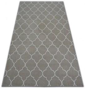 Koberec SENSE Micro 81220 bež/biely TRELLIS