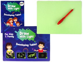Lean Toys Svetelná tabuľa na skicovanie s perom