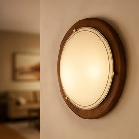 Brilagi - Stropné svietidlo ORBIS 2xE27/60W/230V pr. 38 cm borovica