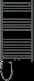 Mexen Mars, elektrické vykurovacie teleso 900 x 500 mm, 600 W, antracitová, W110-0900-500-2600-66