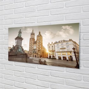 Obraz na akrylátovom skle Memorial church krakow 100x50 cm