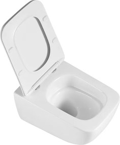 BPS-koupelny Závesná WC misa so SoftClose sedadlom HYD-6836, biela