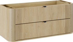 Comad Kúpeľňová skrinka pod umývadlo Ovalia Cremona 120 dub cremona