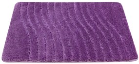 Kúpeľňový koberček Sara fialový, vlny