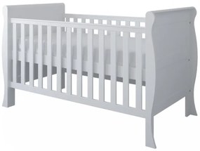 Rastúca detská postieľka SCARLET 3v1, Rozmer 140x70 cm, Biela