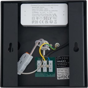 Moderné prisadené bodové svietidlo čierne vrátane LED stmievateľné - Dionysos