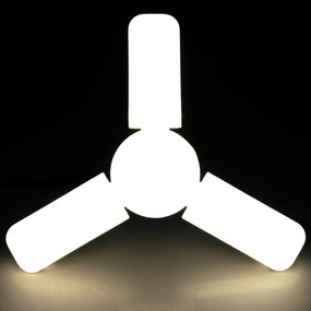 Vergionic 7202 Trojramenná skladacia LED žiarovka 28 W, E27, 6500K, studená biela