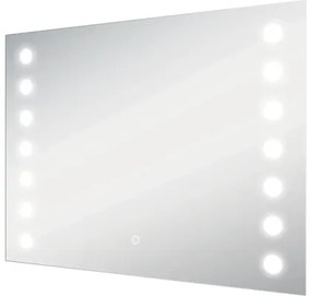 Zrkadlo do kúpeľne Silver Hollywood 80x60 cm