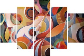 Obraz - Hudobný abstrakt (150x105 cm)