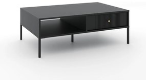 Konferenční stolek Iseo 104 cm černý