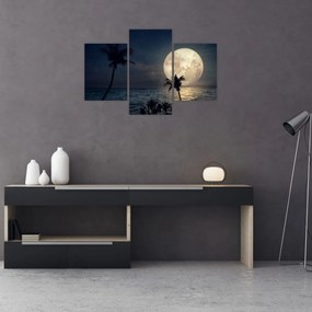 Obraz - Pláž s splnom (90x60 cm)
