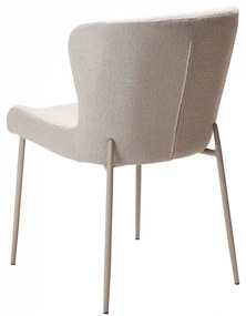 GLAM ČALÚNENÁ STOLIČKA cashmere/cashmere
