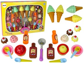 Lean Toys Veľká sada zmrzliny a koláčikov