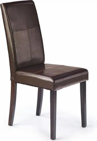 Jedálenská stolička Rauta (wenge + tmavohnedá). Vlastná spoľahlivá doprava až k Vám domov. 770109