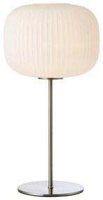 Markslöjd 109007 - Stolná lampa SOBER 1xE27/40W/230V biela/matný chróm