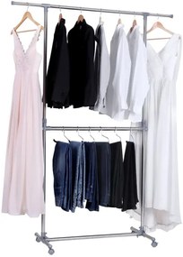 Vešiakový stojan na kolieskach LLR401