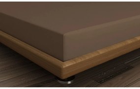 Hnedá napínacia bavlnená plachta 140x200 cm – Mijolnir