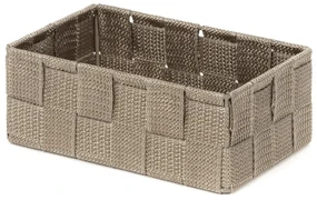Compactor Úložný organizér do zásuvky Compactor TEX - košík M, 18 x 12 x 7 cm, Taupe (sivo-béžový), M