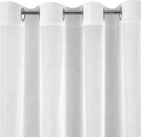 ZÁCLONA NA KRÚŽKOCH LUCY 300X250 CM BIELA