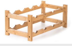 G21 Bambusový stojan na víno, 8 fliaš