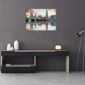 Obraz - Londýnske Houses of Parliament (70x50 cm)
