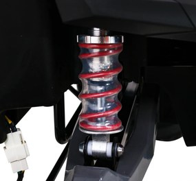 Ramiz Detská batériová bugina UTV-MX Modrá + pohon 4x4 + diaľkové ovládanie + LED audio + úložný priestor + EVA + pomalý štart