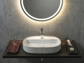 Isvea Isvea, SINTESI keramické umývadlo na dosku, 60x40cm, biela, 10SI65060