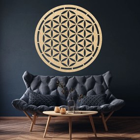 Drevená mandala, dekorácia na stenu | HAAMONY: Preglejka Topoľ - Honey 3071 20 cm 3772-84283 PR0167