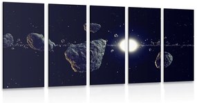 5-dielny obraz meteority