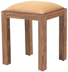 furniture-nabytek.cz - Drevený taburet s poťahom 40x45x40