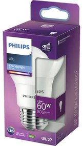 LED žiarovka Philips A60 E27 7.5W/60W 6500K 806lm