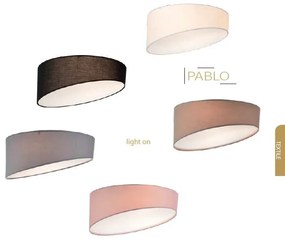 ACA DECOR Stropné svietidlo PABLO max. 3x60W/E27/230V/IP20, kruhové čierne