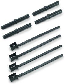 Biela dvojposchodová polica nad práčku Metaltex Sky Wash