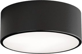 Stropné svietidlo so senzorom CLEO 1xE27/40W/230V, priemer 20 cm, čierne