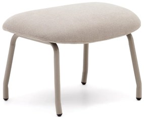 Béžový taburet Belina – Kave Home