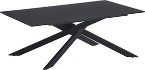 XXXLutz KONFERENČNÝ STOLÍK, čierna, kov, sklo, 115/65/42 cm Stylife - Stolíky do obývačky - 001088009101