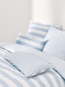 Pruhovaná obojstranná obliečka na paplón z bavlny Lorena