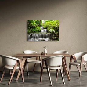 Obraz - Vodopád v dažďovom lese (90x60 cm)