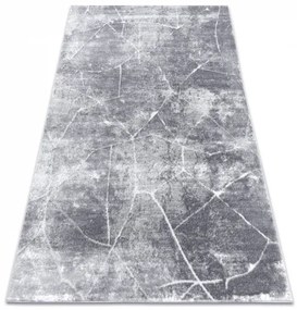 Moderný koberec MEFE 2783 Mramor, tmavo-sivý
