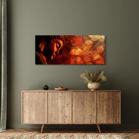 Obraz - Budha v červených tónoch (120x50 cm)