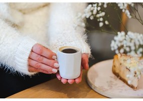 Biele hrnčeky na espresso z kameniny v súprave 2 ks 80 ml Fuori – Vialli Design