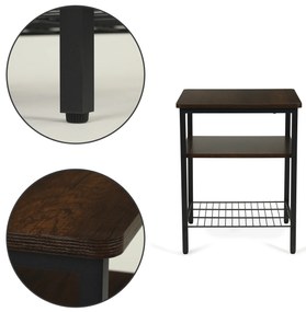 Wellhox Moderný konferenčný stolík s 2 policami