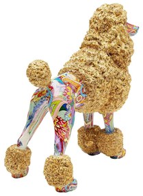 Graffiti Poodle soška viacfarebná 34 cm